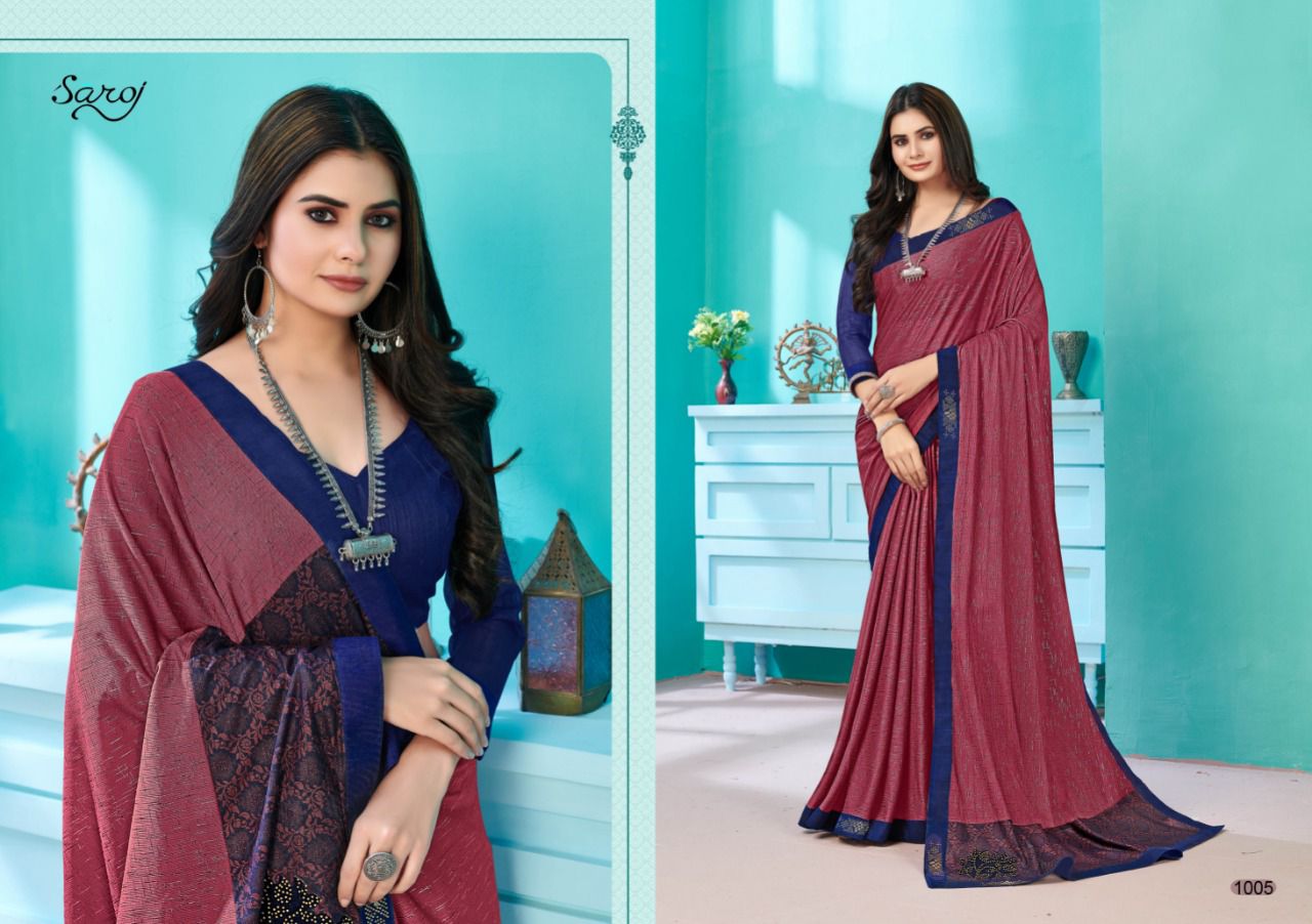 Saroj Kala Kriti Festive Wear Designer Lycra Latest Saree Collection